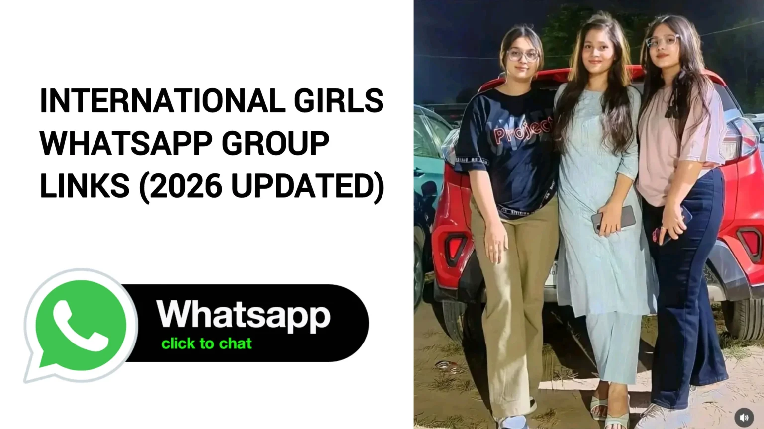 International Girls WhatsApp Group Links (2026 Updated)