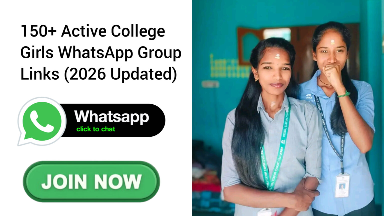 150+ Active College Girls WhatsApp Group Links (2026 Updated)