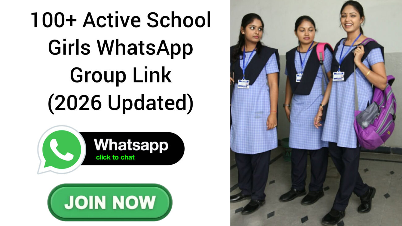 100+ Active School Girls WhatsApp Group Link (2026 Updated)